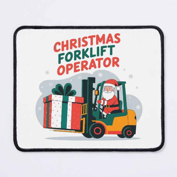 Artikelvorschau, Weihnachts-Gabelstaplerfahrer entworfen und verkauft von FunnyShop4you.