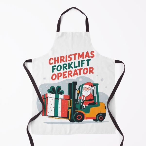 Artikelvorschau, Weihnachts-Gabelstaplerfahrer entworfen und verkauft von FunnyShop4you.
