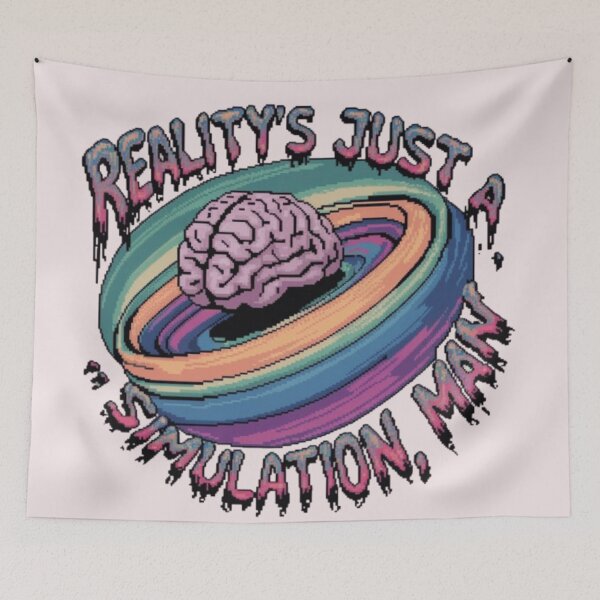 Item preview, Reality is Just a Simulation - Trippy designed and sold by XquisiteFashion.