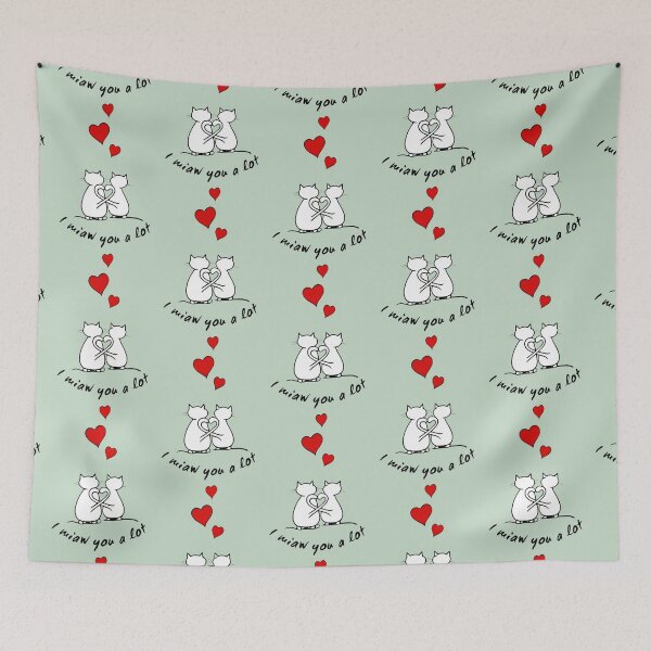 Item preview, I miaw you a lot, doodle designed and sold by AmuraLumina.
