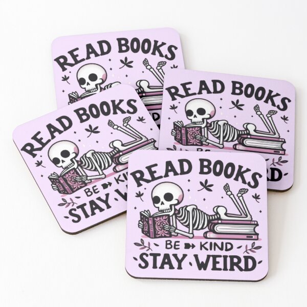 Item preview, Read Books Be Kind Stay Weird - Library Weirdo designed and sold by Fictio ⭐​⭐​⭐​⭐​⭐​.