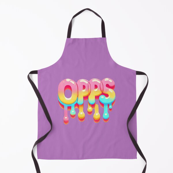 Item preview, "Colorful Drip Text - OPPS" designed and sold by Pyroluxe.