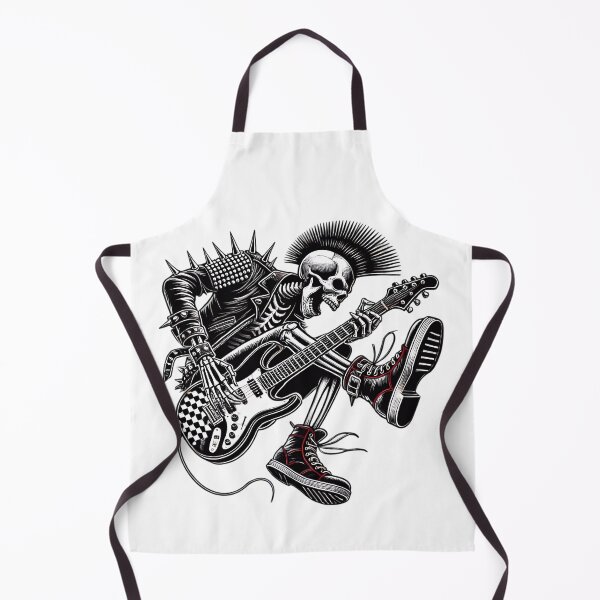 Item preview, Punk Rock Skeleton Jamming Out. designed and sold by Linework Studio.