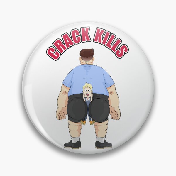 Item preview, Crack Kills Funny Graphic Design - Playful Cartoon Humor for T Shirts  designed and sold by Millie8282.