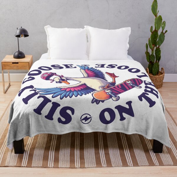 Item preview, Silly Goose on a Skateboard - Skateboarding designed and sold by RaceDayRags.