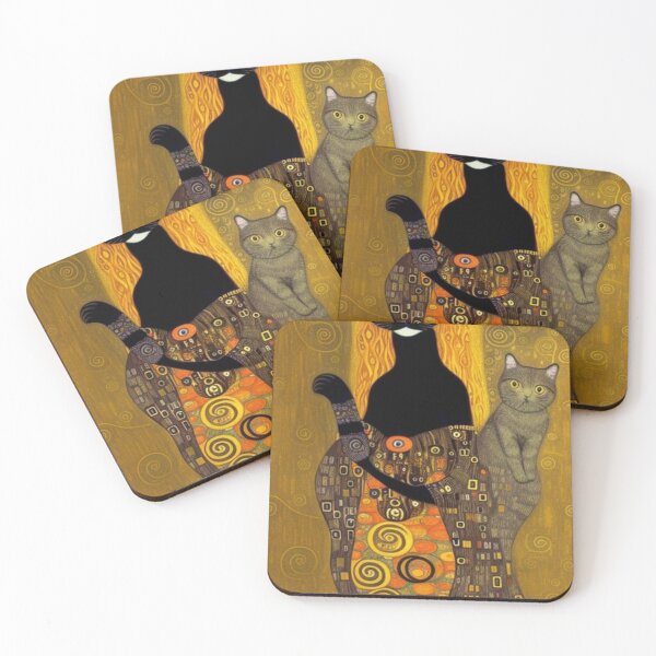 Item preview, Abstract Cat Art designed and sold by TheDarkWardrobe.