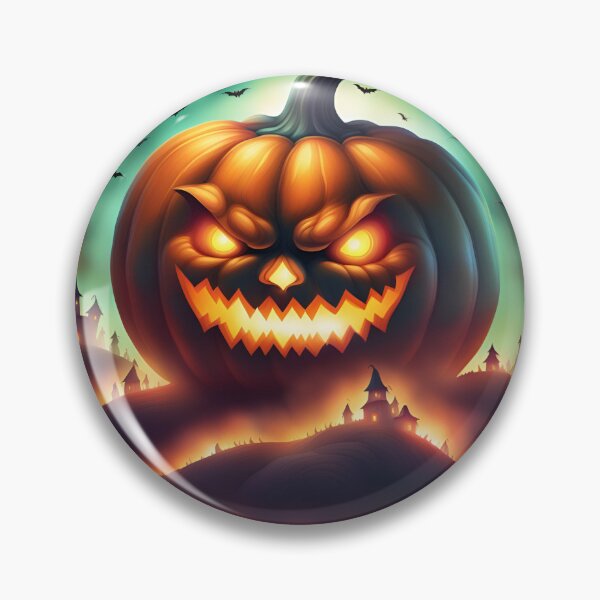 Item preview, SCARY PUMPKIN WITH BATS. designed and sold by Mauricedm71.