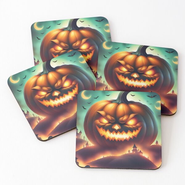 Item preview, SCARY PUMPKIN WITH BATS. designed and sold by Mauricedm71.