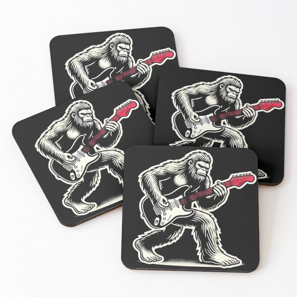 Item preview, Rockin' Bigfoot with Electric Vibes. designed and sold by Linework Studio.