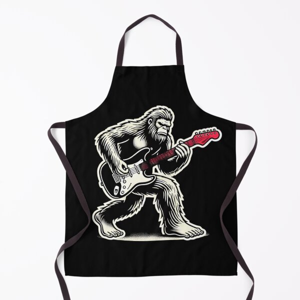 Item preview, Rockin' Bigfoot with Electric Vibes. designed and sold by Linework Studio.