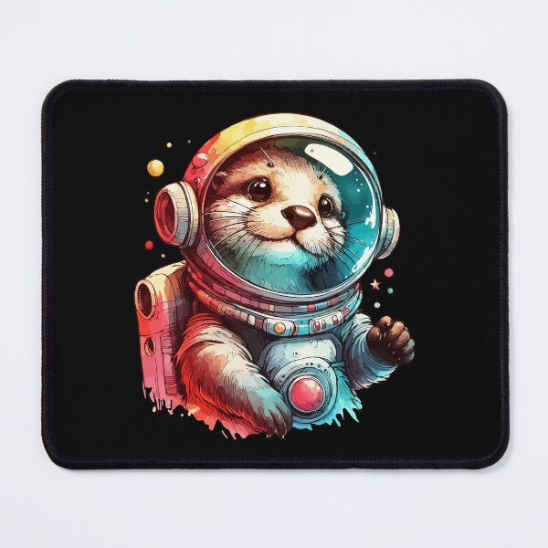 Item preview, Retro Otter Astronaut designed and sold by TomFrontierArt.