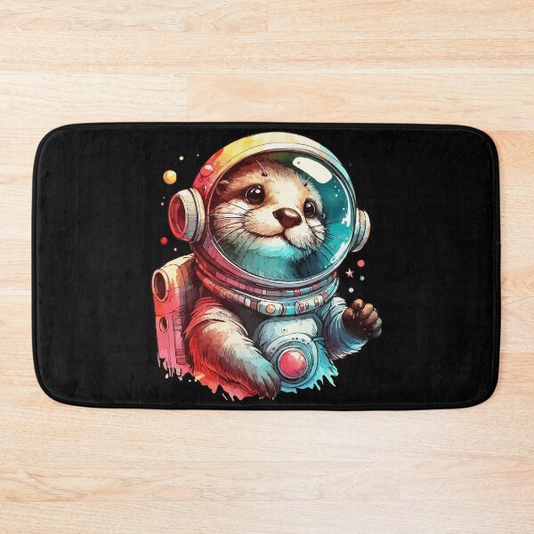 Item preview, Retro Otter Astronaut designed and sold by TomFrontierArt.