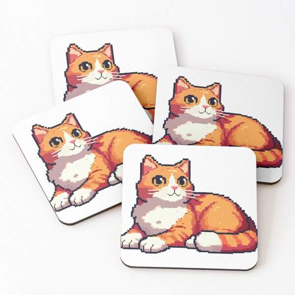 Item preview, Orange Cat Pixel designed and sold by Areniy.