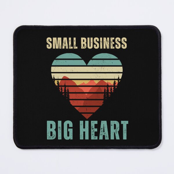 Item preview, Small Business Big Heart Retro Art designed and sold by NikoBeadsUA.