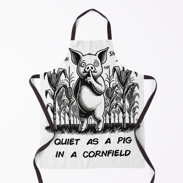 Item preview, Quiet as a pig in a cornfield designed and sold by by-nanu.