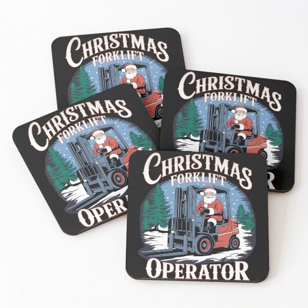 Artikelvorschau, Weihnachts-Gabelstaplerfahrer entworfen und verkauft von FunnyShop4you.