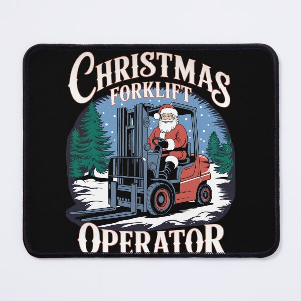 Artikelvorschau, Weihnachts-Gabelstaplerfahrer entworfen und verkauft von FunnyShop4you.