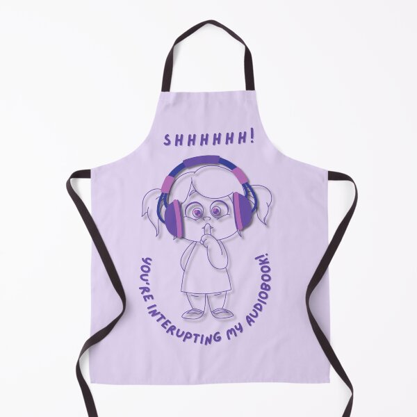 Item preview, SHHH! You're Interrupting My Audiobook Headphones designed and sold by AngelGo73.