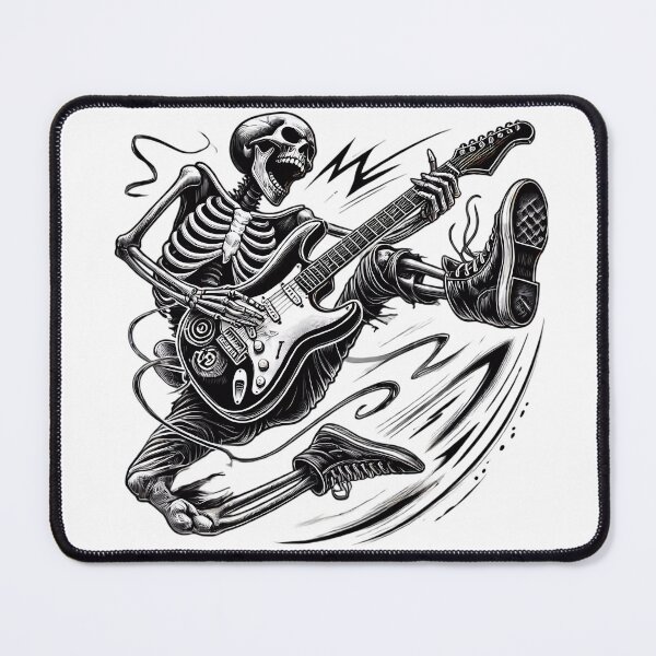 Item preview, Skeleton Rocker: Jamming to the Bone. designed and sold by Linework Studio.