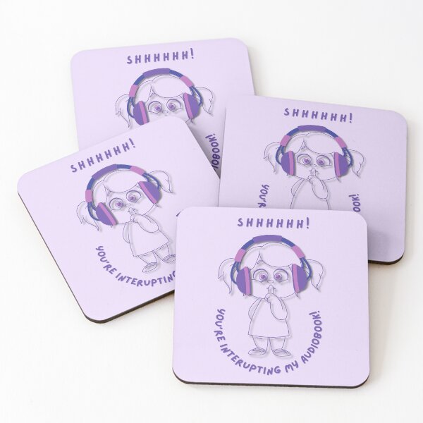Item preview, SHHH! You're Interrupting My Audiobook Headphones designed and sold by AngelGo73.