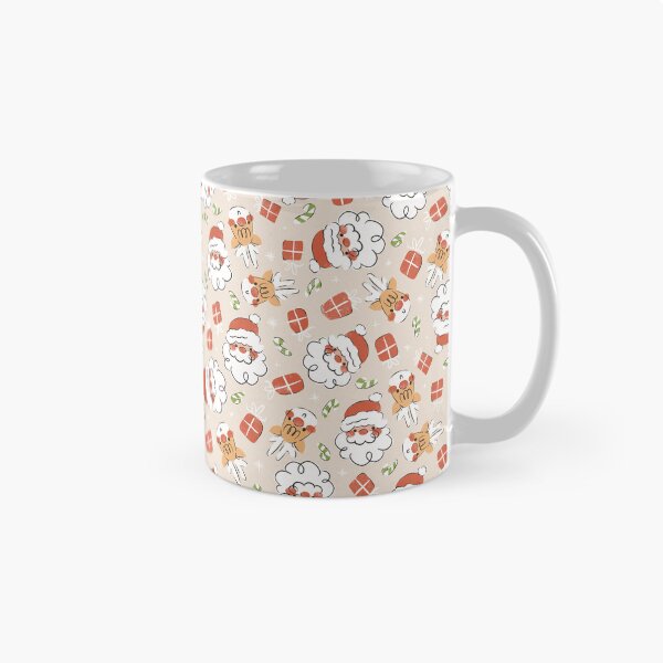 Item preview, Vintage kitsch charm Santa Claus reindeer gifts candy cane designed and sold by Caroline Rausch.