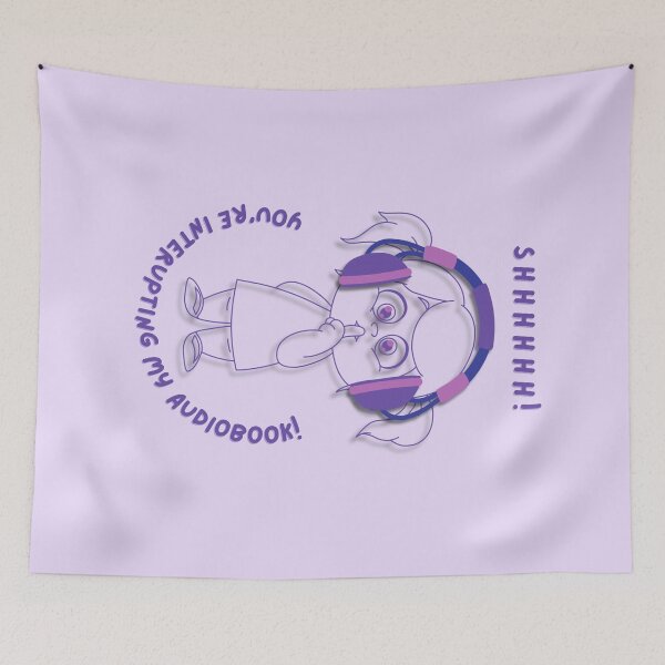 Item preview, SHHH! You're Interrupting My Audiobook Headphones designed and sold by AngelGo73.