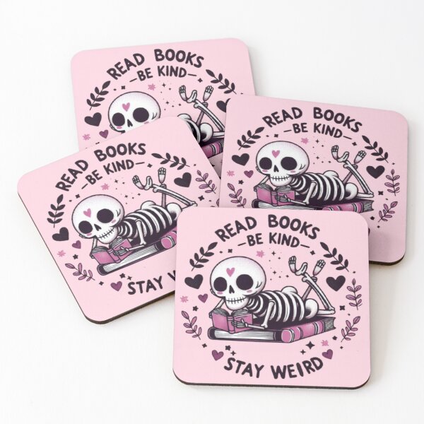 Item preview, Read books Be kind Stay weird, Book Nerd designed and sold by Fictio ⭐​⭐​⭐​⭐​⭐​.
