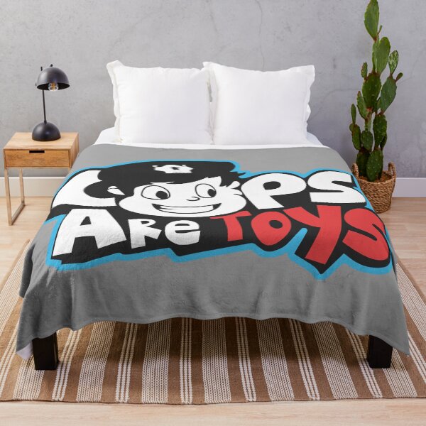 Item preview, Graffiti "Cops Are Toys" Blue / Red designed and sold by CleverHeadz.