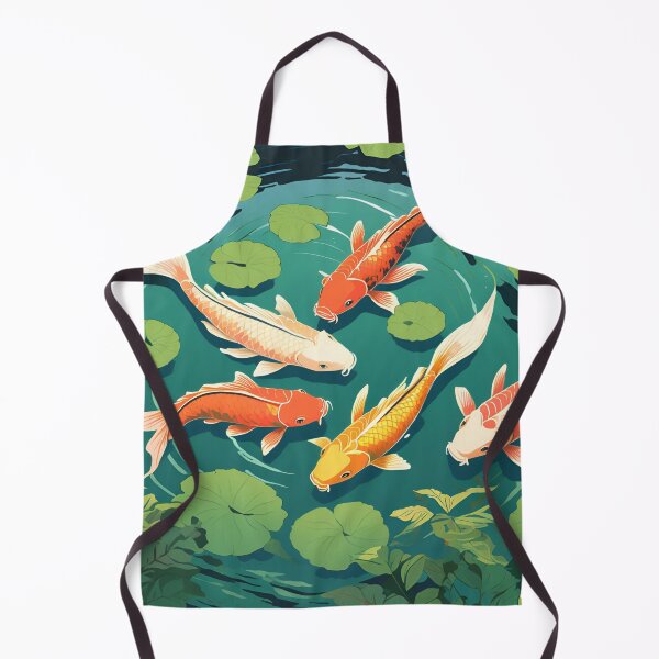 Item preview, Koi fish in a pond designed and sold by CrazyDuoTeam.