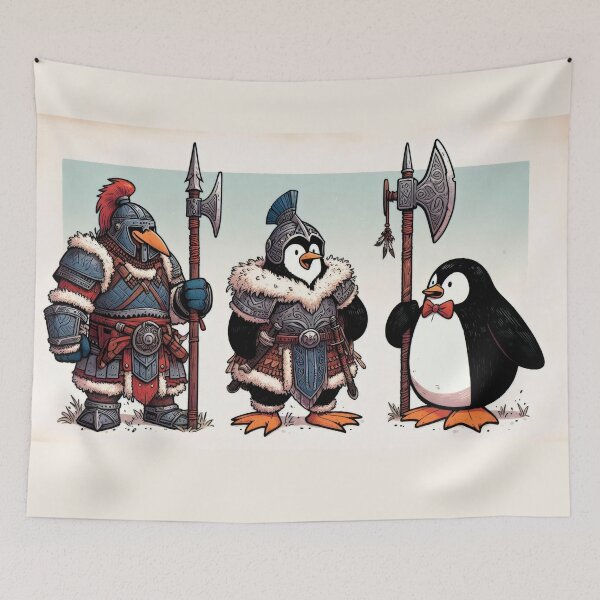 Item preview, Penguin halberd style - the champion, the commander, the apprentice designed and sold by yearmoe.