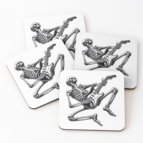 Item preview, Rock Until You Drop: Skeleton Guitarist in Action. designed and sold by By:MarcinK.