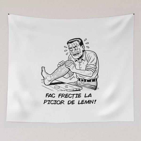 Item preview, Fac frecție la picior de lemn designed and sold by by-nanu.