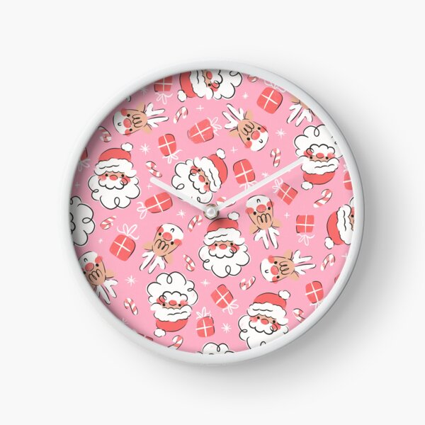 Item preview, Vintage kitsch charm Santa Claus reindeer gifts candy cane designed and sold by Caroline Rausch.
