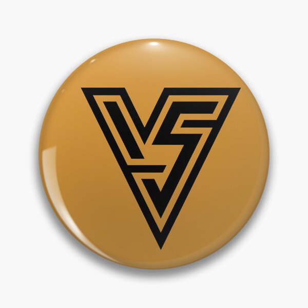 Item preview, a black and orange logo with the word vs on it designed and sold by Omar-mo24.