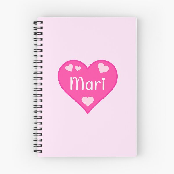 Item preview, Mari Name Pink Heart  designed and sold by Jeallan Designs.