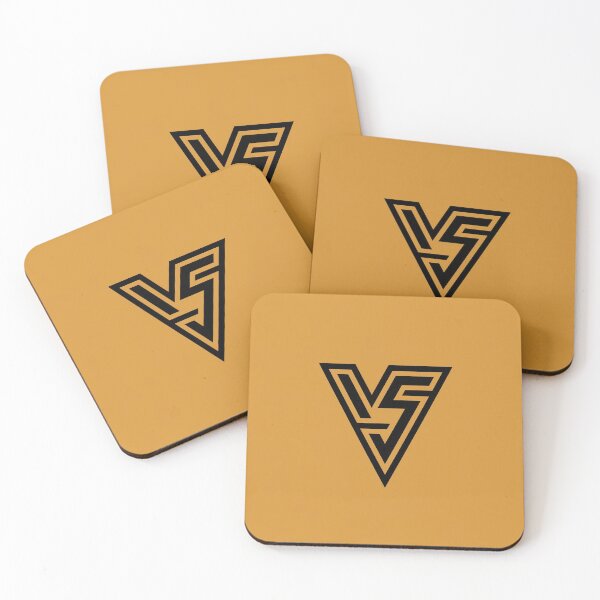 Item preview, a black and orange logo with the word vs on it designed and sold by Omar-mo24.