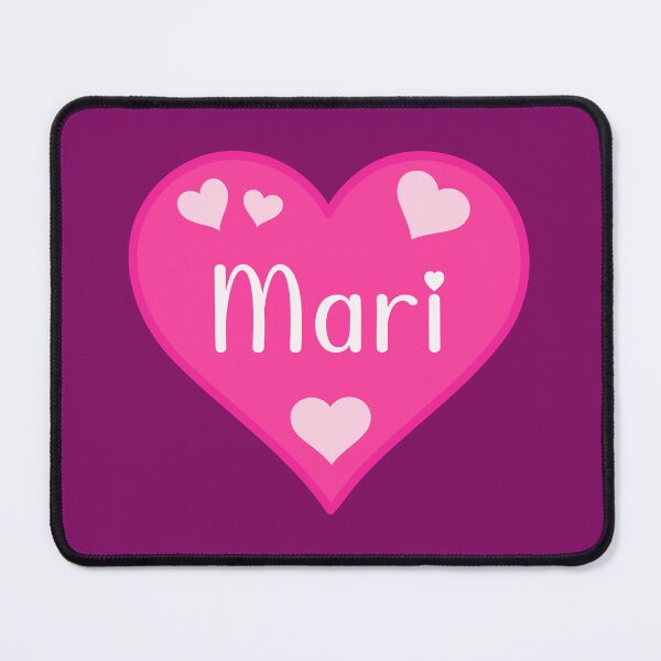 Item preview, Mari Name Pink Heart  designed and sold by Jeallan Designs.