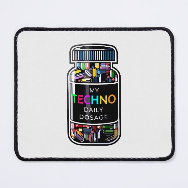 Item preview, "Techno Daily Dosage". For Techno Enthusiasts and DJs designed and sold by paulo silveira.