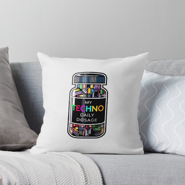 Item preview, "Techno Daily Dosage". For Techno Enthusiasts and DJs designed and sold by paulo silveira.