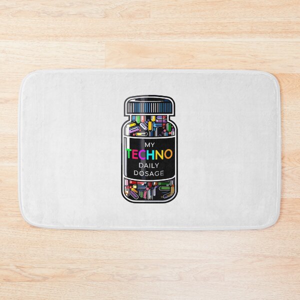 Item preview, "Techno Daily Dosage". For Techno Enthusiasts and DJs designed and sold by paulo silveira.