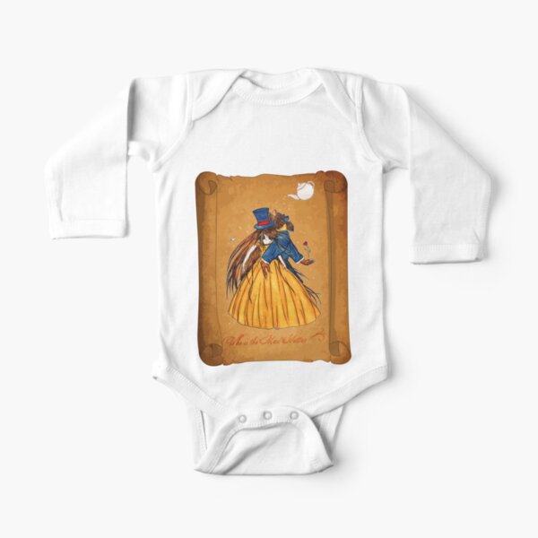 Who is the Mad Hatter ? Beauty and the Beast Long Sleeve Baby One-Piece