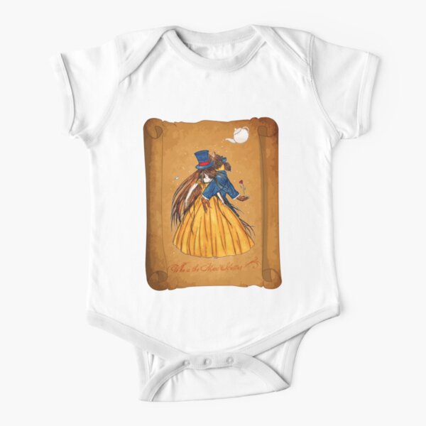 Who is the Mad Hatter ? Beauty and the Beast Short Sleeve Baby One-Piece