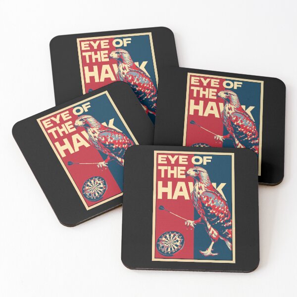 Item preview, Eye Of The Hawk Funny Hawk Playing Darts designed and sold by TrueArtsStore.