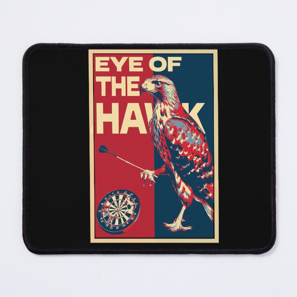 Item preview, Eye Of The Hawk Funny Hawk Playing Darts designed and sold by TrueArtsStore.