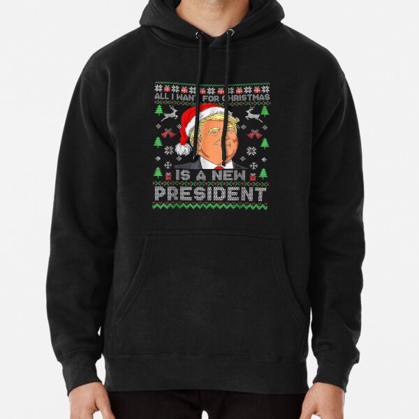 Item preview, All I Want For Christmas Is A New President For Men, For Women, Funny Trump Santa Ugly Gift designed and sold by eldridgepretty.
