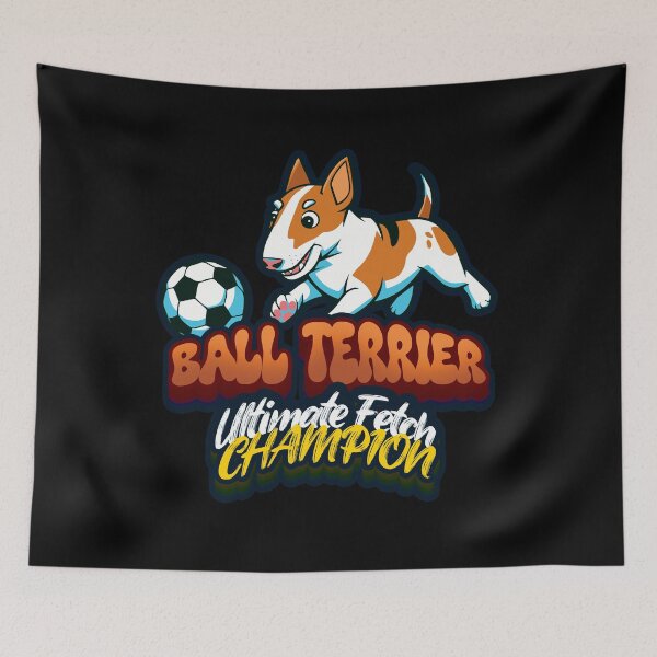 Item preview, Ball Terrier Ultimate Fetch Champion Bull Terrier Soccer Design designed and sold by SleekVisuals.
