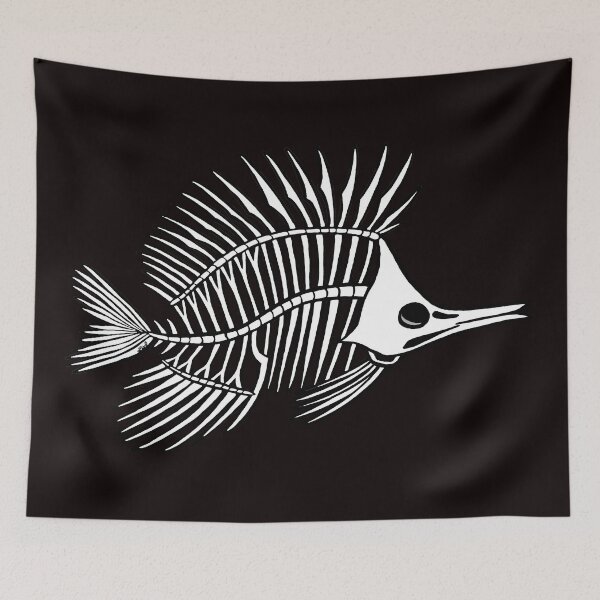 Item preview, Skeleton- Longnose Butterfly Fish designed and sold by sharkbait83.