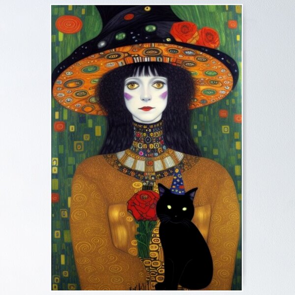 Item preview, Classic Abstract Witch Art designed and sold by TheDarkWardrobe.