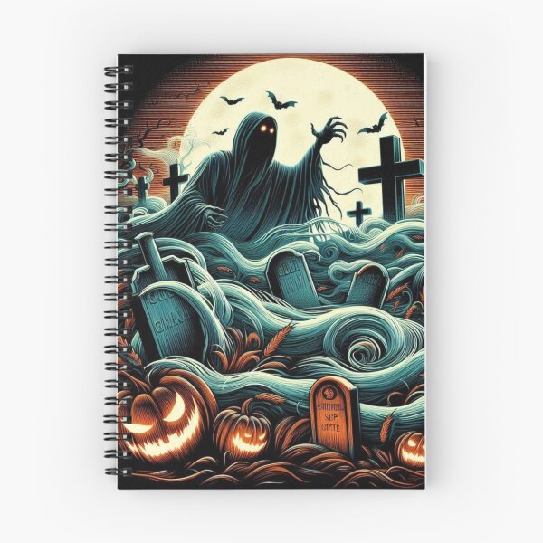 Item preview, Holloween- the Ghost moving Though a Cemetry. designed and sold by Mauricedm71.