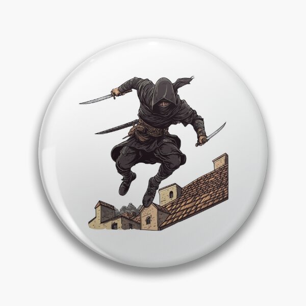Item preview, Medieval Assassin Attacking From Roof designed and sold by FireRanger20.